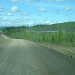 Dalton Highway with the Alaska Pipeline