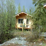 Log cabin at Paxson