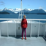 Nearing Juneau, with Mt. Wrather in the background